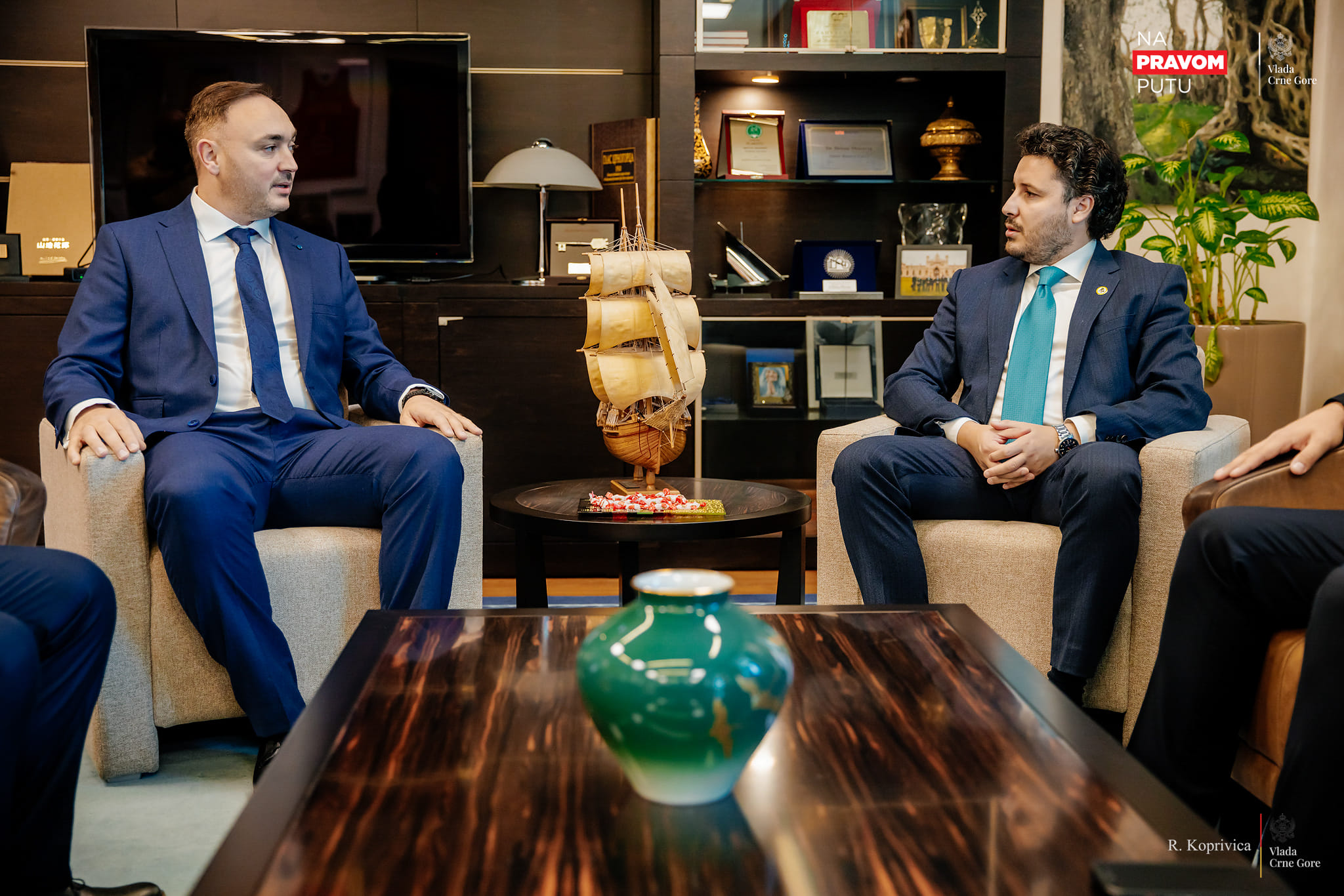 Meeting of DFITD Festim Halili with the Prime Minister of Montenegro, Mr. Dritan Abazović