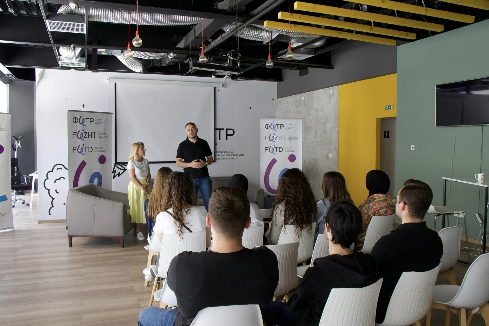 Students from the International Balkan University, Department of Computer Engineering visited FITD